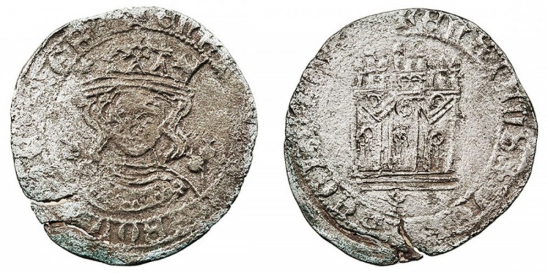 MONEDAS MEDIEVALES. CORONA CASTELLANO LEONESA. ENRIQUE IV. CORONA CASTELLANO LEO...