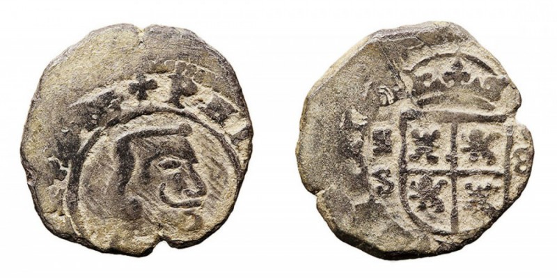 MONARQUÍA ESPAÑOLA. FELIPE IV. FELIPE IV. 8 Maravedís. AE. Segovia S. (1661). Ac...