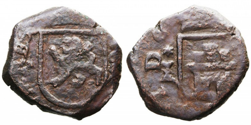 MONARQUÍA ESPAÑOLA. CARLOS II. CARLOS II. 2 Maravedís. AE. Cuenca. (1680). (CAL....