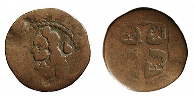 MONARQUÍA ESPAÑOLA. FELIPE V. FELIPE V. Treseta. AE. Mallorca. 1722. CAL.1970. B...