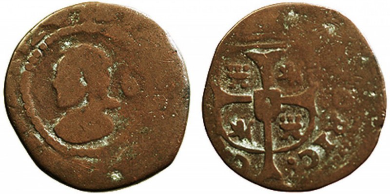 MONARQUÍA ESPAÑOLA. FELIPE V. FELIPE V. Treseta. AE. Mallorca. (1724). CAL.1972....