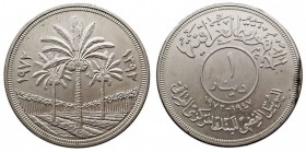 MONEDAS EXTRANJERAS. IRAK. IRAK. Dinar. AR. 1972. 25 Aniversario del Banco Central. 31,01 g. KM.137. Brillo original. SC-.
