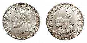 MONEDAS EXTRANJERAS. SUDÁFRICA. SUDÁFRICA. JORGE VI. 5 Shillings. AR. 1948. 28,51 g. KM.40,1. EBC+.