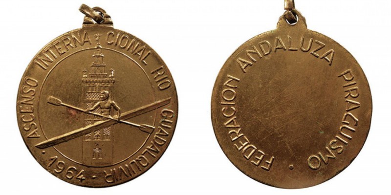 MEDALLAS. AE-41. Ascenso Guadalquivir 1964. Federación Andaluza de Piragüismo. C...