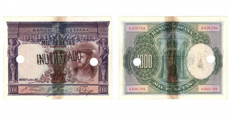 BILLETES. GUERRA CIVIL-ZONA REPUBLICANA, BANCO DE ESPAÑA. GUERRA CIVIL-ZONA REPU...
