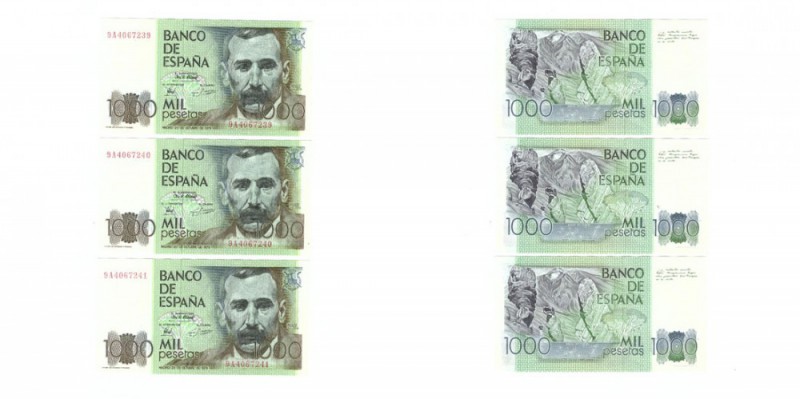 BILLETES. JUAN CARLOS I. BANCO DE ESPAÑA. JUAN CARLOS I. BANCO DE ESPAÑA. 1000 P...