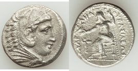 MACEDONIAN KINGDOM. Alexander III the Great (336-323 BC). AR tetradrachm (25mm, 16.35 gm, 4h). XF, porosity. Late lifetime-early posthumous issue of '...