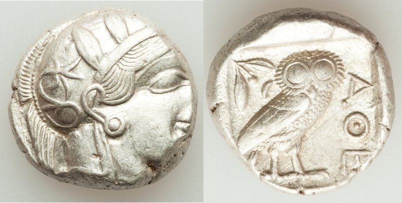 ATTICA. Athens. Ca. 440-404 BC. AR tetradrachm (23mm, 17.15 gm, 10h). About XF, ...