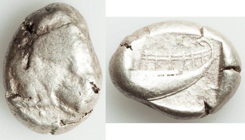 LYCIA. Phaselis. Ca. 530-500 BC. AR stater (21mm, 11.13 gm, 9h). Fine. Prow of g...