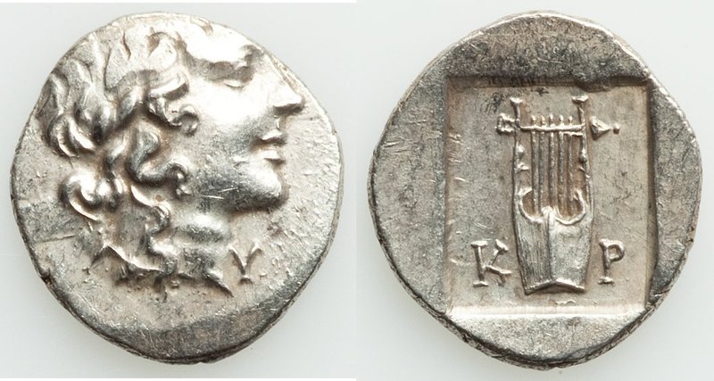 LYCIAN LEAGUE. Cragus. Ca. 1st century BC. AR hemidrachm (15mm, 1.86 gm, 12h). X...