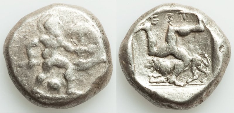 PAMPHYLIA. Aspendus. Ca. mid-5th Century BC. AR stater (20mm, 10.94 gm, 5h). Fin...