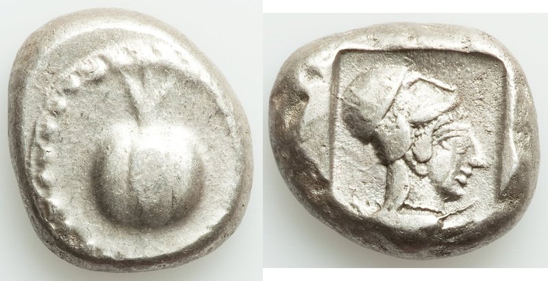 PAMPHYLIA. Side. Ca. 5th century BC. AR stater (21mm, 10.99 gm, 3h). Fine. Ca. 4...