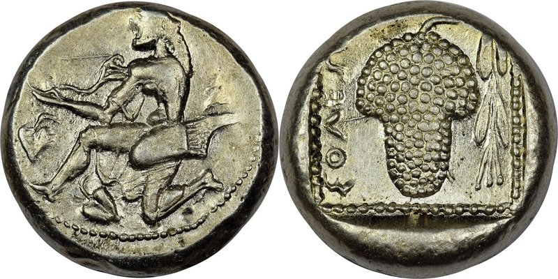 CILICIA. Soloi. Ca. 440-400 BC. AR stater (20mm, 10.34 gm, 2h). NGC Choice AU 4/...