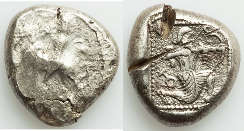 CILICIA. Tarsus. Ca. late 5th century BC. AR stater (20mm, 10.79 gm, 6h). Fine, ...