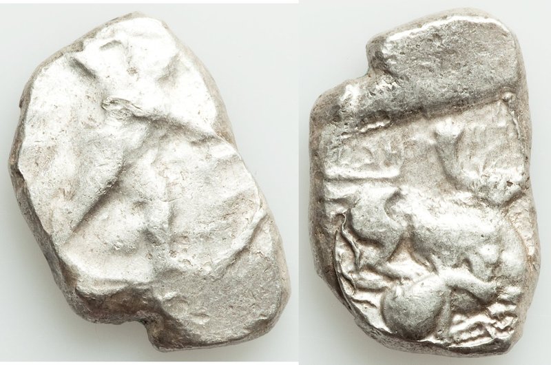 CYPRUS. Citium. Azbaal (ca. 449-425 BC). AR stater (24mm, 11.30 gm, 7h). Fine. H...