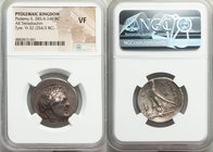 PTOLEMAIC EGYPT. Ptolemy II Philadelphus (285/4-246 BC). AR stater or tetradrachm (26mm, 11h). NGC VF. Tyre, dated Regnal Year 32 (254/3 BC). Diademed...