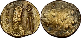 ELYMAIS KINGDOM. Orodes II (ca. early-mid 2nd century AD). AE tetradrachm (27mm, 14.62 gm). NGC AU 5/5 - 3/5. Uncertain mint. wrwd mlk (Aramaic), bear...