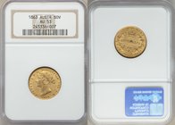 Victoria gold Sovereign 1863-SYDNEY AU53 NGC, Sydney mint, KM4. AGW 0.2353 oz.

HID09801242017