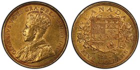 George V gold 5 Dollars 1912 AU58 PCGS, Ottawa mint, KM26. AGW 0.2419 oz.

HID09801242017