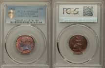 Victoria Farthing (1/4 Penny) 1853 MS65 Red and Brown PCGS, KM725, S-3950, W.W. designers initials raised. 

HID09801242017