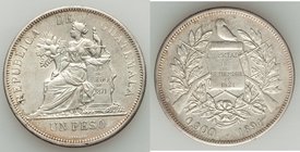 Republic Peso 1894-H XF, Heaton mint, KM210. 37.3mm. 24.95gm. 

HID09801242017