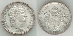 Naples & Sicily. Joachim Murat 5 Lire 1813 good VF, KM259. 37.1mm. 24.82gm. From the Allen Moretti Swiss Collection

HID09801242017