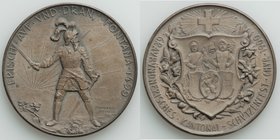 Confederation silver "Chur Shooting Festival" Medal 1900 Matte UNC, Martin-453, Richter-840b. Mintage: 360. 33mm. 16.70gm. Canton of Graubunden, City ...