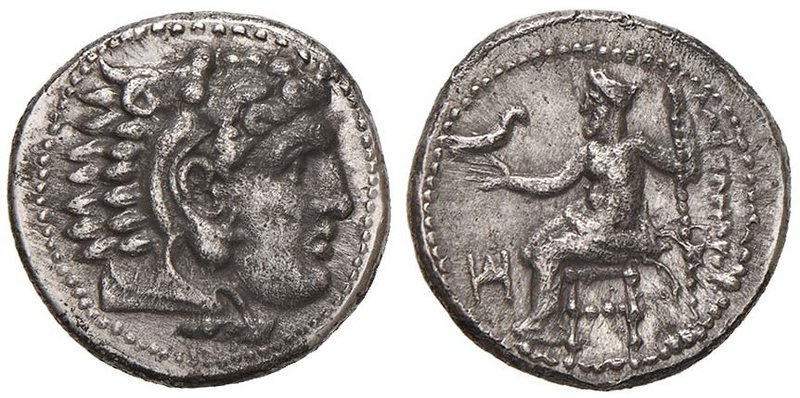 GRECHE - RE DI MACEDONIA - Alessandro III (336-323 a.C.) - Dracma - Testa di Era...