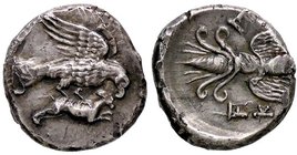 GRECHE - ELIS - Olimpia - Dracma - Aquila in volo a d. con una lepre tra gli artigli /R Fulmine alato Sear 2899 (AG g. 4,86)
bello SPL