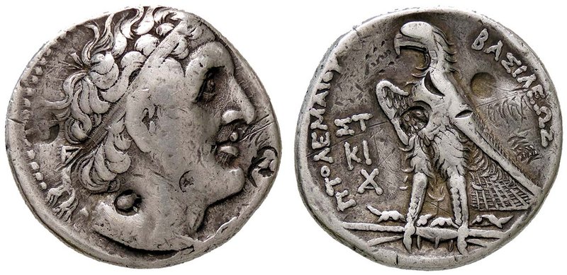 GRECHE - RE TOLEMAICI - Tolomeo I, Soter (305-283 a.C.) - Tetradracma - Testa di...