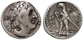 GRECHE - RE TOLEMAICI - Tolomeo I, Soter (305-283 a.C.) - Tetradracma - Testa diademata a d. /R Aquila su fulmine a s. Sear 7762 (AG g. 14,16) Controm...