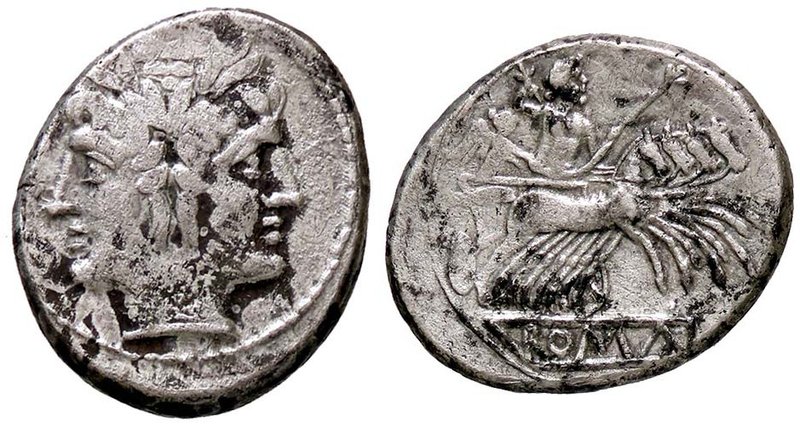 ROMANE REPUBBLICANE - ANONIME - Monete romano-campane (280-210 a.C.) - Quadrigat...