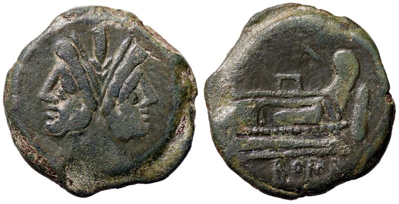 ROMANE REPUBBLICANE - ANONIME - Monete senza simboli (dopo 211 a.C.) - Asse - Te...