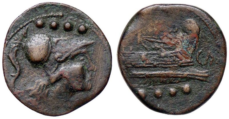 ROMANE REPUBBLICANE - ANONIME - Monete con simboli o monogrammi (211-170 a.C.) -...