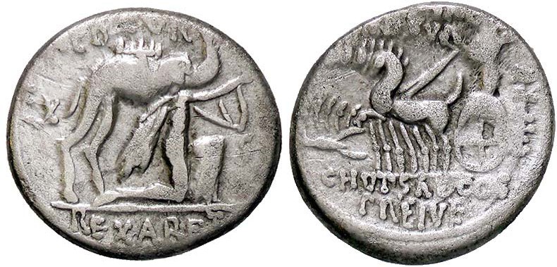 ROMANE REPUBBLICANE - AEMILIA - M. Aemilius Scaurus e Pub. Plautius Hypsaes (58 ...