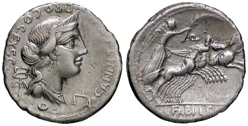 ROMANE REPUBBLICANE - ANNIA - C. Annius T. f. T. n. e L. Fabius L. f. Hispaniens...