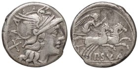 ROMANE REPUBBLICANE - CORNELIA - P. Cornelius Sulla (151 a.C.) - Denario - Testa di Roma a d. /R La Vittoria su biga verso d. B. 1; Cr. 205/1 (AG g. 3...