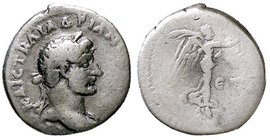 ROMANE PROVINCIALI - Adriano (117-138) - Emidracma (Cesarea di Cappadocia) - Busto laureato e drappeggiato a d. /R La Nike andante a d. con corona e p...