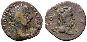 ROMANE PROVINCIALI - Marco Aurelio (161-180) - Semisse (Cyrenaica - Cesarea) - Testa laureata a d. /R Testa di Zeus Ammone stante a d. RIC 1253 (AE g....