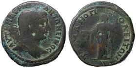 ROMANE PROVINCIALI - Caracalla (198-217) - AE 28 (Traianopolis) - Testa radiata a d. /R Hera stante a s. con patera e scettro Varb. 2823 (AE g. 17,01)...