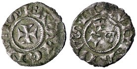 ZECCHE ITALIANE - ASTI - Comune (1140-1336) - Denaro - CVNRADUS II; nel campo REX /R ASTENSIS; Croce patente MIR 34; Biaggi 232 (MI g. 0,62)
BB+