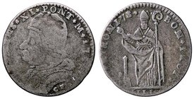 ZECCHE ITALIANE - BOLOGNA - Clemente XI (1700-1721) - Muraiola da 4 bolognini 17?? - Busto con camauro a s. /R San Petronio con pastorale R MI Data in...