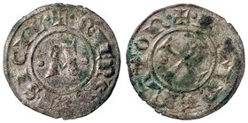 ZECCHE ITALIANE - BRINDISI - Federico II (1197-1250) - Denaro (1236) - Croce patente con globetto nel secondo e terzo quarto /R Grande A MIR 280 RR (M...