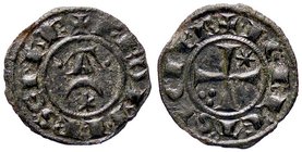 ZECCHE ITALIANE - BRINDISI - Federico II (1197-1250) - Denaro (1242) - A su crescente /R Croce patente Spahr 123; MIR 284 R (MI g. 0,87)
qSPL