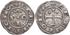 ZECCHE ITALIANE - CREMONA - Comune (1155-1330) - Inforziato - Lettere nel campo /R Croce patente con globetto nel 1° e 2° quarto; con punta nel 3° e 4...