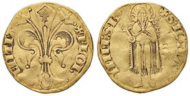 ZECCHE ITALIANE - FIRENZE - Repubblica (1189-1532) - Fiorino d'oro (1252-1303) IV serie Bern. 147/9; MIR 4/12 R (AU g. 3,44)rosetta a 5 petali
qBB