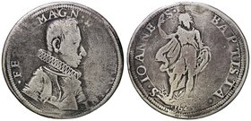 ZECCHE ITALIANE - FIRENZE - Ferdinando II (1621-1670) - Piastra 1645/1642 CNI 122/124; MIR 292/12 RRR AG
qMB
