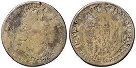 ZECCHE ITALIANE - FIRENZE - Francesco III (1737-1746) - Mezzo francescone 1745 CNI 31; MIR 355/8 RRR (AG g. 10,76) Falso d'epoca
B/MB