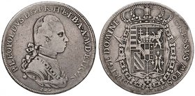 ZECCHE ITALIANE - FIRENZE - Pietro Leopoldo di Lorena (1765-1790) - Francescone 1784 Mont. 55 R AG
MB-BB
