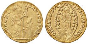 ZECCHE ITALIANE - VENEZIA - Giovanni II Corner (1709-1722) - Zecchino Pao. 6 (AU g. 3,42) Da montatura
MB-BB